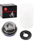Pro Grade Water Pump Seals Kit 30mm With Driver Tool For Polaris Snowmobiles Classic IQ Indy Pro RMK Rush Switchback 440 600 800 XC XCR SP 440 500 600 3610067 5411197 components displayed.