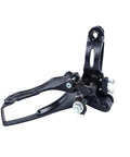 Universal Road And Mountain Bike Thumb Shifter Set For Front Derailleur Gear Change Smooth Shifting Lever, aluminum construction.