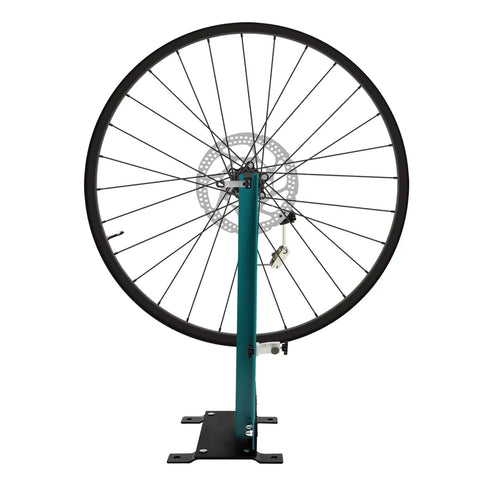 Wheel Truing Stand Pro Grade Wheel Maintenance Tool For 16 To 27.5 Inch Wheels showing high carbon steel stand and rim