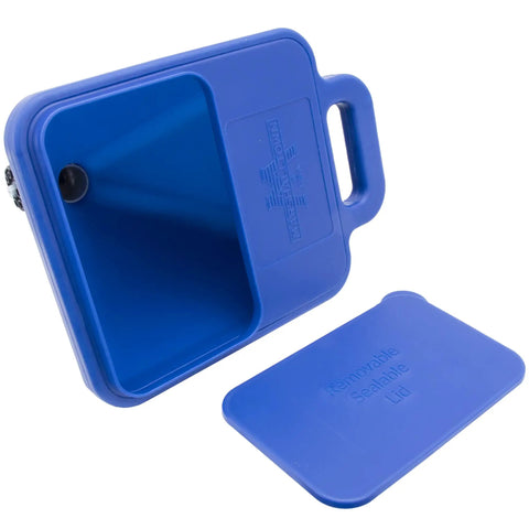 Blue nylon hopper with removable lid for Sharpshooter 1 Hopper Gun for Texture and Spray, 2 Gallon Nylon Gun