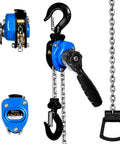 Mini Chain Hoist Quarter Ton Lift Capacity 550 Lbs With 10 Ft Lift Alloy Steel G80 Chain and Hooks