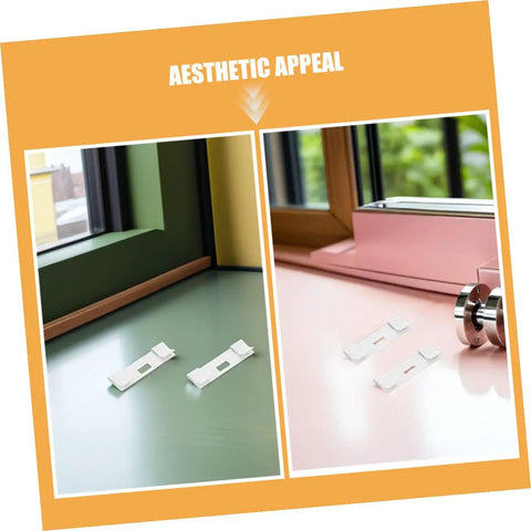 Vertical Blind Repair Tabs Kit With Metal Clips For Replacement Slats Vane Savers on window sills, easy installation DIY fix
