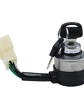 Six Wire Ignition Switch Key For DuroMax Generators Includes Two Keys Fits XP10000EH XP12000E XP12000EH shown with key attached
