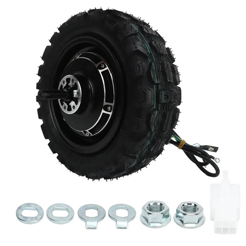 Beefy 11 Inch Wheel Hub Motor For 36 To 120V Systems 500 To 3500W Electric Motorbike Scooter Hub Drive Ideal For Electric Bikes Go Karts