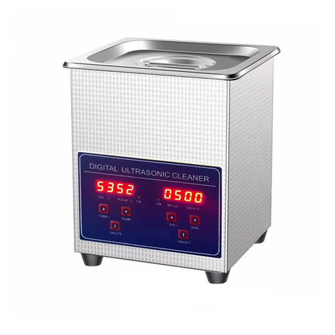 2Liter Digital Ultrasonic Cleaner Machine For Hardware Degreasing Small Parts Artifact Restoration Home Appliance With 40Khz Frequency And Heating Tank efficient design with digital display.
