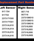 Left And Right Camshaft Position Sensors Set For Nissan Altima Maxima Murano Quest 350Z Frontier Pathfinder Xterra Infiniti FX35 G35 I35 M35 3.5L And 4.0L V6 Cars 2002 To 2021 Plug And Play Ready Replacement Premium Quality Dual Sensing replacement part numbers list