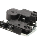 Premium Door Lock Actuator Fits Nissan Altima 2007 To 2012 Quick Install With All Hardware Sturdy Build To Keep Your Car Secure And Running Smoothly Like A Dream. Black plastic door lock actuator with metal bracket, angled front view