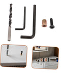 Wood Threaded Inserts And Nuts Kit With Bolts And Hex Wrenches And Drill Bit For Quick DIY Wood Assembly And Home Repair Tasks