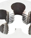 Close-up of Pro Grade M20 X 1.5 Tap And Die Set for Fresh Or Repaired Threads with right hand thread detail.