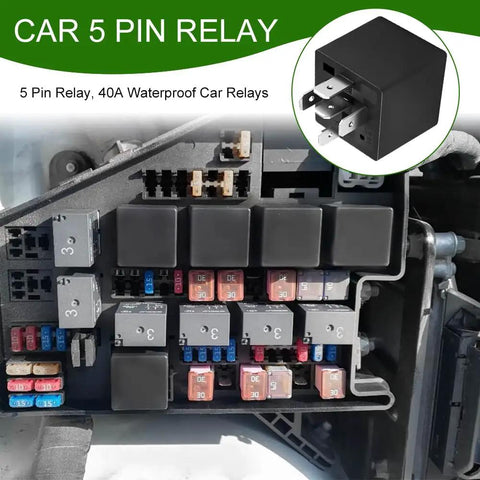 Hella Solid Turn Signal Relays Quick Swap Setup Fixes Nasty Hyper Flash Glitch With 5 Pin Auto Flasher waterproof unit inside car relay box.