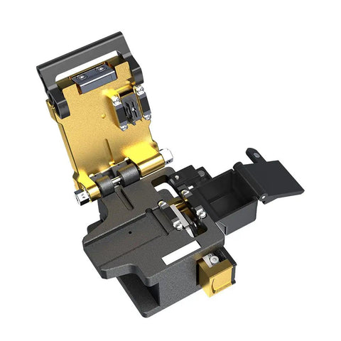 Top view of FC-30 Optical Fiber Cleaver With Dual Fixture Beast Of A Cutter, High Precision Tungsten Blade Reaches 48,000 Cleaves.