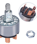 4 Position Rotary Switch For Fans And Heaters, 3 Speed Latching Switch With Tough As Nails Heavy Duty Metal Body, Knob And Terminals