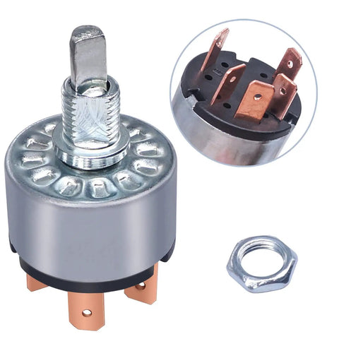 4 Position Rotary Switch For Fans And Heaters, 3 Speed Latching Switch With Tough As Nails Heavy Duty Metal Body, Knob And Terminals