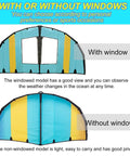 Comparison of Handheld Inflatable Hydrofoil Wing Kite With Window and Without Window Designs