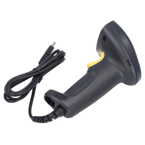 USB Wired Barcode Scanner Handheld Reader 1D 2D Fast Accurate Scanning With 640x480 CMOS Image Sensor Plug And Play PDF417 QR Code