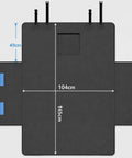 Heavy Duty SUV Cargo Liner For Tesla Cybertruck 2023 Plus Dog Floor Mat, black Oxford fabric, dimensions 165x104cm.