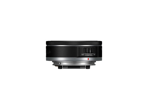 Side view of RF 28mm F2.8 STM Pancake Lens For Full-Frame Cameras, Wide-Angle RF Mount Prime, Ultralight design