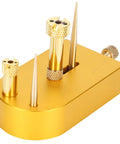 Alloy Small Size Watch Balance Stand Hairspring Support Pro Grade Tool with gold finish for movement calibration