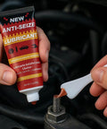 Applying Anti Seize Copper Lubricant For Brake Calipers And Threads High Temp Formula To Prevent Seizing And Noise 1 Oz Tube
