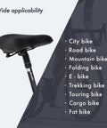 Beefed Up Suspension Seatpost For Bike With 40mm Travel And Adjustable Rebound, black seatpost angled view, wide applicability list