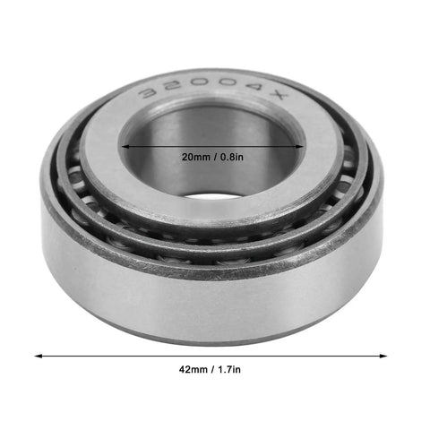 Four Piece Separable Tapered Roller Bearing Kit Model 32004 2007104E Steel, 20mm bore, 42mm OD