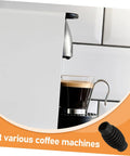 Espresso machine with a black rubber Espresso Steam Wand Heat Insulation Sleeve Anti Burn Rubber Wrap For Coffee Machines Easy To Install Fits Most Models Prevents Burns While Frothing Milk And Keeps Hands Cool During High Temp Wands alongside.