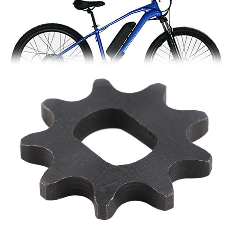 Beefy Heavy Duty 9-Tooth Chain Sprocket With 12x17mm Inner Hole for bikes and machinery, shown with rugged metal gear design.