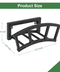 Wall Mounted Garden Hose Holder For Outdoor Use Built To Last Heavy Duty Metal Hose Organizer That Holds Up To 125 Feet Of Hose Detachable