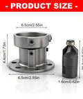 Heavy Lift Aluminum Alloy Grinder Chamfer Tool With Ergonomic Grip For Crisp Precision Tapering And Rock Solid Construction. Size displayed.