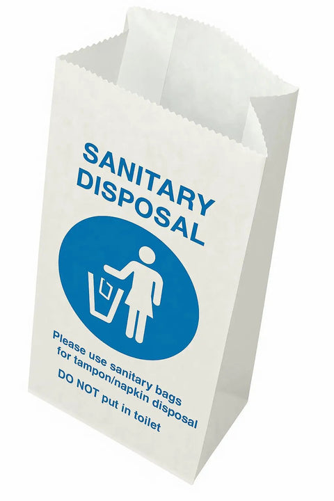 Bulk 1000 Count Sanitary Disposal Bags For Feminine Hygiene 4x2x9 Inches Discreet Tampon Napkin Disposal With Odor Control For Commercial Bathrooms