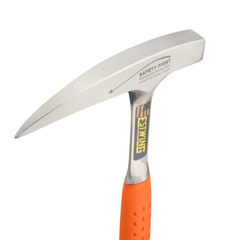 Rock Pick Hammer 22 Oz Geology Hammer Pro Grade With Pointed Tip And Square Face USA Made Heavy Duty One Piece Construction