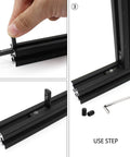 Installation of 20Pcs L Shape Corner Brackets for 20 Series Aluminum Extrusion with screws and wrench