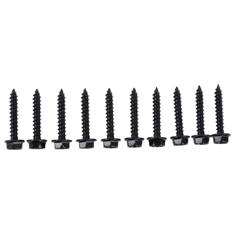 Heavy Duty Clutch Cover Screw Bolts Set Of Ten Fits Polaris RZR And Ranger 570 900 1000 2013 Through 2020 Replaces Oem 7519330, black screws