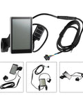 M5 LCD Display For E Bikes And Electric Scooters 5 Pin Interface Speedometer Battery Level Gauge And Control Panel