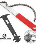 All In One Cassette Removal Tool Set With Chain Whip, Wrench And Lockring Remover for home bike mechanics