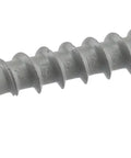 Pro Level Kickass Exterior Deck Screws Fifty Count Ten By Two And A Half Inch Phillips Fasteners with gray coating for outdoor projects.