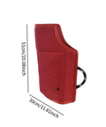 Durable Dog Training Bite Sleeve With Sturdy Handle Arm Guard For Safe Puppy And Small To Medium Dog Play, Thick Cotton Construction, Red.