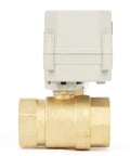 Two Way Timer Drain Valve With Automatic Electric Motorized Ball Valve Digital Timing Control 00:00-99:59:59 IP67 Rated