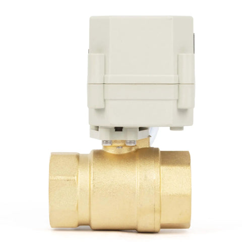 Two Way Timer Drain Valve With Automatic Electric Motorized Ball Valve Digital Timing Control 00:00-99:59:59 IP67 Rated