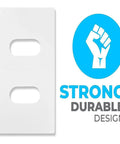 Strong durable design of 10 Pcs Vertical Blind Repair Clip Set With Clear Tabs Replacement For Quick DIY Fixes At Home Or Office