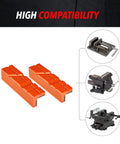 6 Inch TPU Soft Jaw Pads For Bench Vise With Magnetic Grip, multi groove textured inserts, compatible with various vises