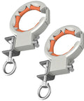 65mm Opening Industrial Bridge Cable Guide Pulley With Smooth Roller And 330 Degree Adjustable Clamp For Wiring Construction And Electrical Installations Worksite Ready Pro Grade Heavy Duty Corrosion Resistant Cable Pulley System, 2-pack