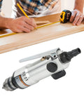 Heavy Duty Air Die Grinder With 2200 Rpm And 1/4 Inch Collet Zinc Alloy Body in use on wood, showing high torque performance.