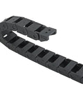 R18 10Mm By 15Mm Black Plastic Cable Wire Carrier Drag Chain 1M Length For CNC Machines in reinforced nylon