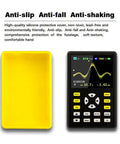 Handheld USB Digital Oscilloscope 5012H With 2.4 Inch IPS LCD 500MS Per Second Real Time Sampling 100MHz Bandwidth Waveform Storage On The Go Portable Pro Grade Scope Kit With Protective Case For Field And Lab Use with protective yellow case