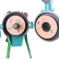 Beefy 3000W Powerhouse Commercial Grain Mill And Flour Grinder with exposed grinding discs and large funnel feed