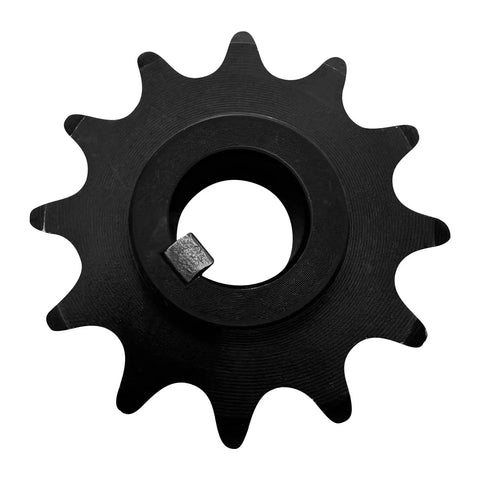 Close-up of the Beefed-Up 12 Tooth 420 Chain Sprocket Kit With Five Eighths Inch Bore And Sixteenth Inch Keyway for CVT