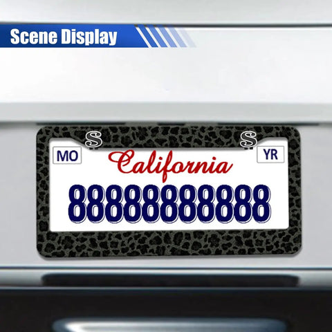 Fresh Ride Upgrades Four Piece Set Of Dope Black Us Dollar Car License Plate Screws Heavy Duty Carbon Steel And Abs Plastic Fasteners That Resist Rust And Weather While Keeping Your Setup Looking Straight Fire Every Single Day on a car.
