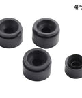 Rubber Engine Cover Grommet Kit Four Piece Direct Fit For 07C103226B And 06J103226A OEM Replacement No Tools Needed Easy Install Long Lasting Rubber Mounts Black Side Stop Buffer Auto Part, 4 black rubber grommets
