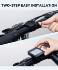 Installation steps of GPS Bike Computer For Riders Wireless Cycling Computer With Auto Backlight Waterproof Speedometer And Odometer Long Battery Life Plus Easy Ride Stats And Detailed Data Analysis New Upgraded Model
